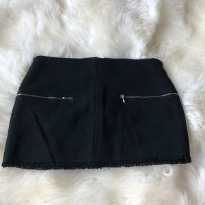 Black Zara Skirt w/ Zippers